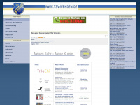 tsv-wehden.de Webseite Vorschau
