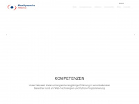 bluedynamics.com Webseite Vorschau