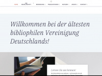 bibliophilie.de Webseite Vorschau