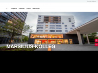 marsilius-kolleg.uni-heidelberg.de Webseite Vorschau