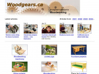 woodgears.ca Webseite Vorschau