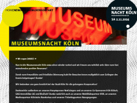 museumsnacht-koeln.de Webseite Vorschau
