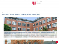 public-health.uni-bremen.de Webseite Vorschau