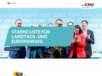 cdu-thueringen.de Webseite Vorschau