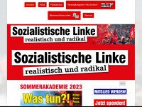 sozialistische-linke.de Webseite Vorschau