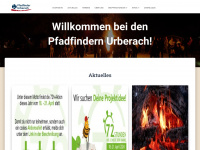 pfadfinder-urberach.de Webseite Vorschau