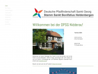 dpsg-nidderau.de Webseite Vorschau