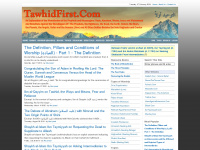 tawhidfirst.com Webseite Vorschau