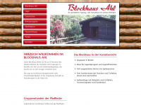 blockhaus-ahl.de Webseite Vorschau