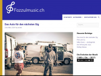 fazzulmusic.ch Webseite Vorschau