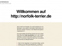 norfolk-terrier.de Webseite Vorschau