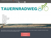 tauernradweg.at Webseite Vorschau