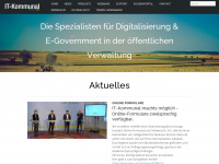 it-kommunal.at Webseite Vorschau