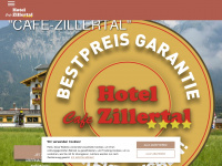 cafe-zillertal.at Webseite Vorschau