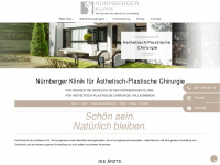 nuernbergerklinik.de Webseite Vorschau