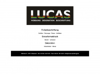 lucas-werbung.de Webseite Vorschau