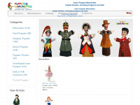 marionettes-puppets.com Webseite Vorschau