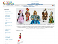 marionnettes-poupees.com Webseite Vorschau