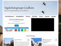 vogelschutz-lindheim.de Webseite Vorschau