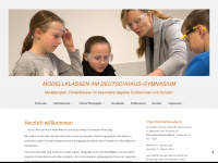 modellklassen-dhg.de Webseite Vorschau