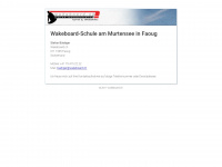 wakeboard.ch Webseite Vorschau