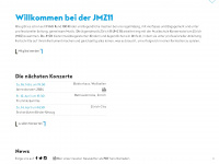 jmz11.ch Webseite Vorschau