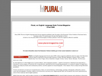 plural-magazine.com Webseite Vorschau