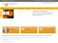 homoeopathie-empacher.de Webseite Vorschau