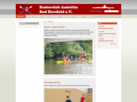ruderclub-amicitia.de Webseite Vorschau