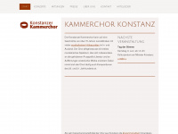 konstanzerkammerchor.de Webseite Vorschau