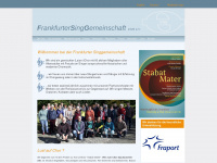 frankfurter-singgemeinschaft.de Webseite Vorschau