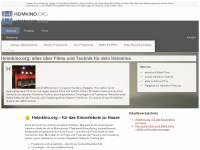 heimkino.org Webseite Vorschau