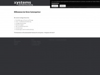 xystems.de Webseite Vorschau