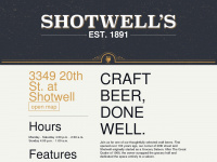 shotwellsbar.com Webseite Vorschau