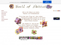 world-of-hibiscus.de.tl Webseite Vorschau