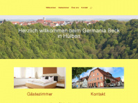 germaniabeck.de Webseite Vorschau