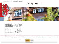 leopoldsdorf.gv.at Webseite Vorschau
