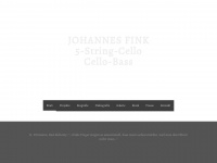 johannesfink.com Webseite Vorschau