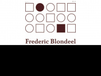 frederic-blondeel.be Webseite Vorschau