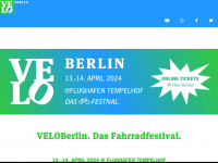 veloberlin.com Webseite Vorschau