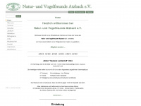 natur-und-vogelfreunde-atzbach.de Webseite Vorschau