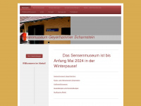 sensenmuseum.at Webseite Vorschau