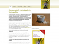 plazenta-nosoden.eu Webseite Vorschau