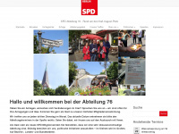 spd-savignyplatz.de Webseite Vorschau