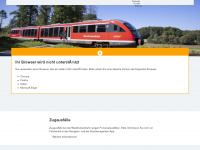 westfrankenbahn.de Webseite Vorschau