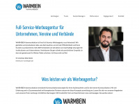 warmbein.com Webseite Vorschau