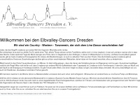 elbvalley-dancers-dresden.de Webseite Vorschau