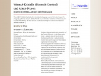 tw-kristalle.com Webseite Vorschau