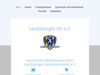 landsberger-hv.de Webseite Vorschau
