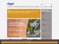 dggoe.de Webseite Vorschau